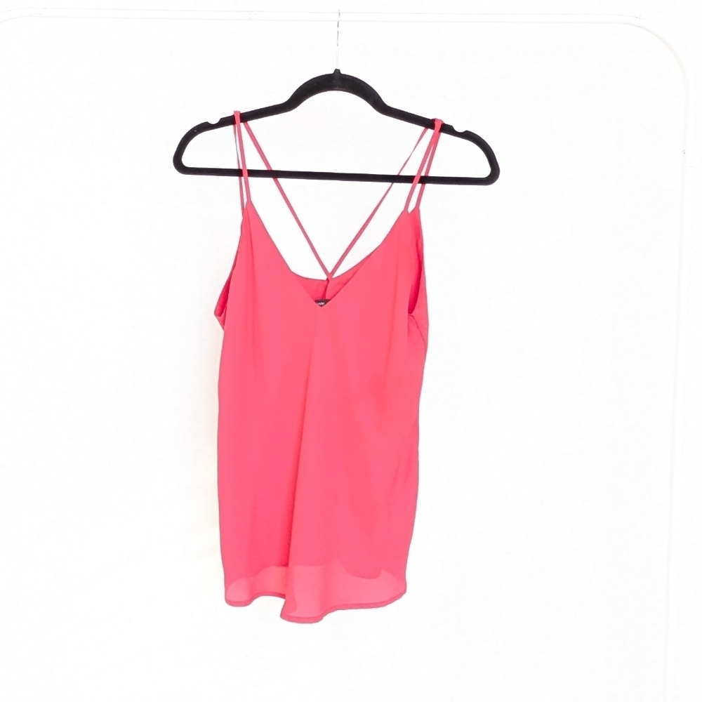 Red camisole blouse